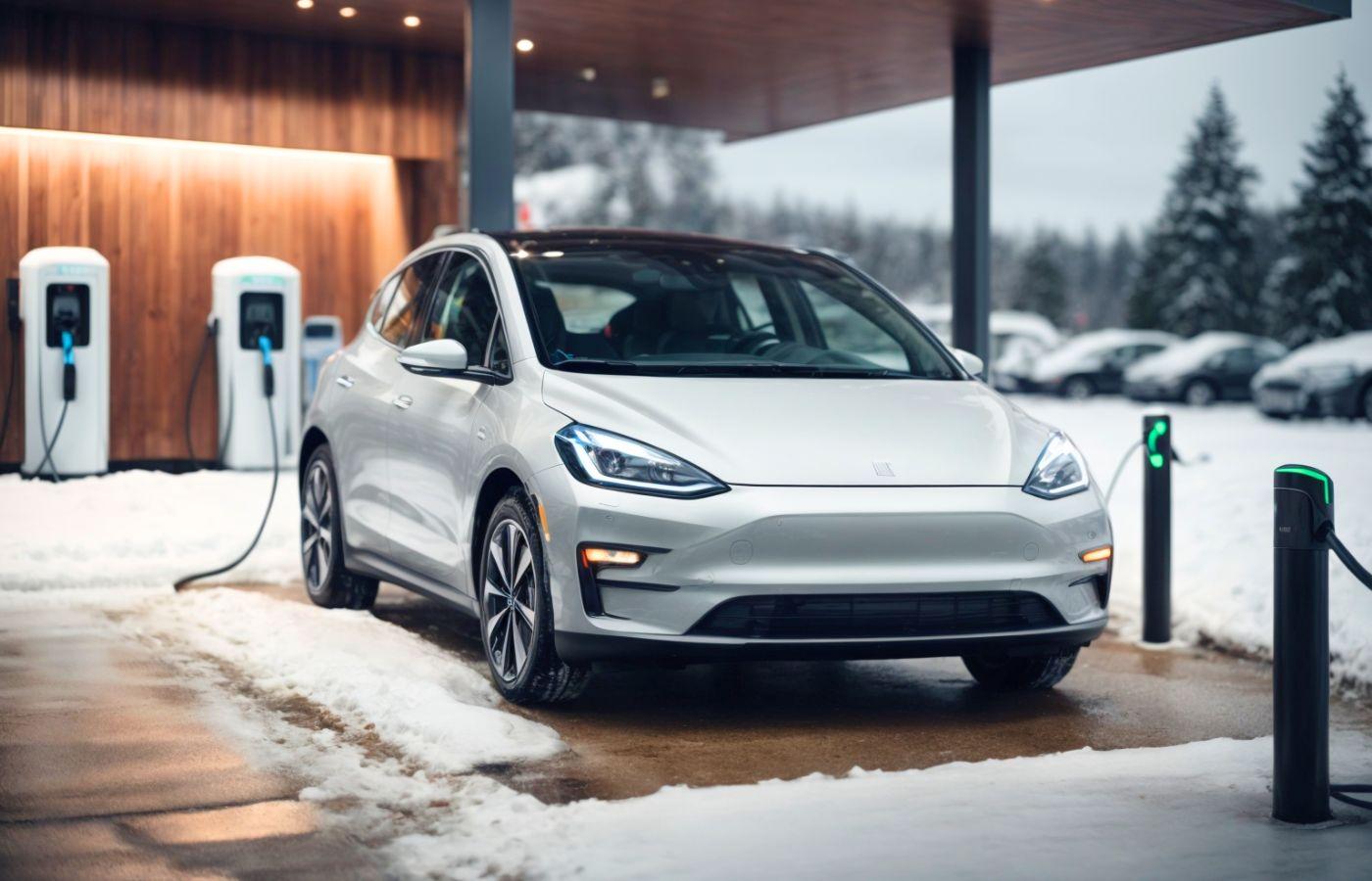 Les bornes de recharge électriques, nouvelles victimes de la vague de froid