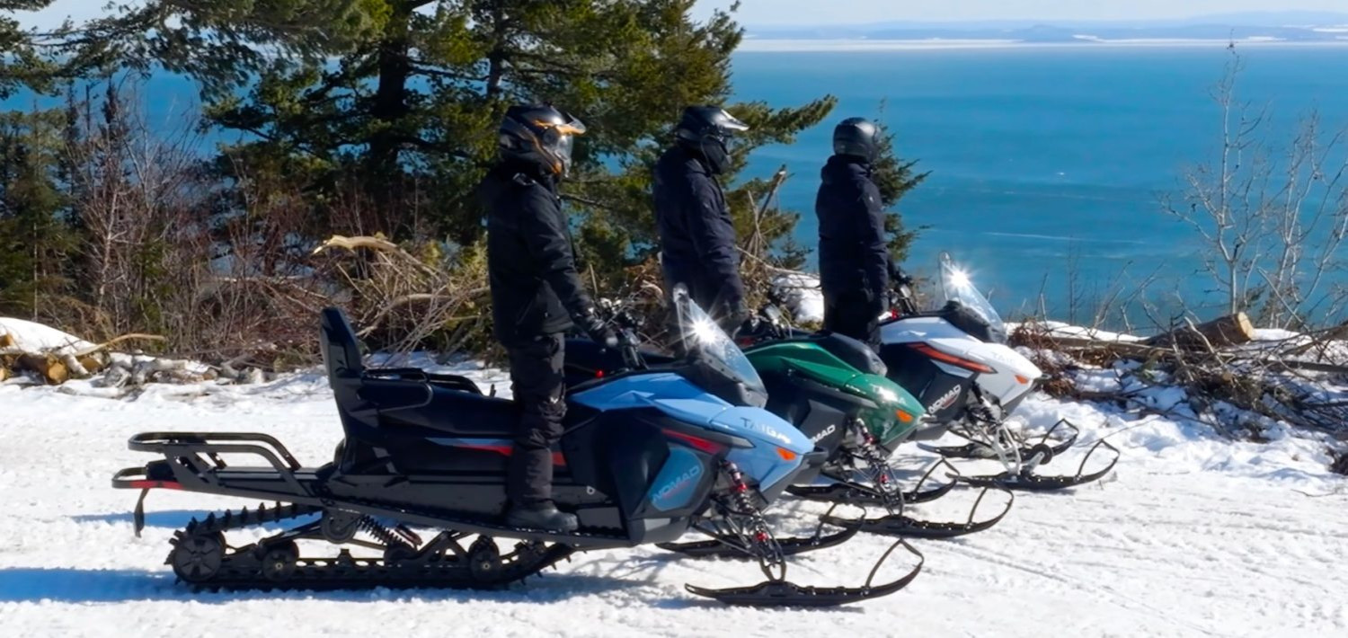 Taiga lance des motoneiges électriques de 120 kW avec recha