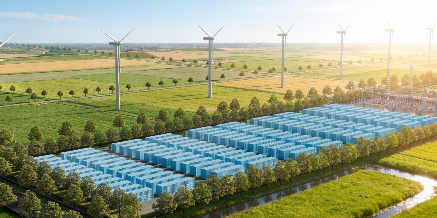 Cette batterie européenne peut stocker de l'énergie pendan