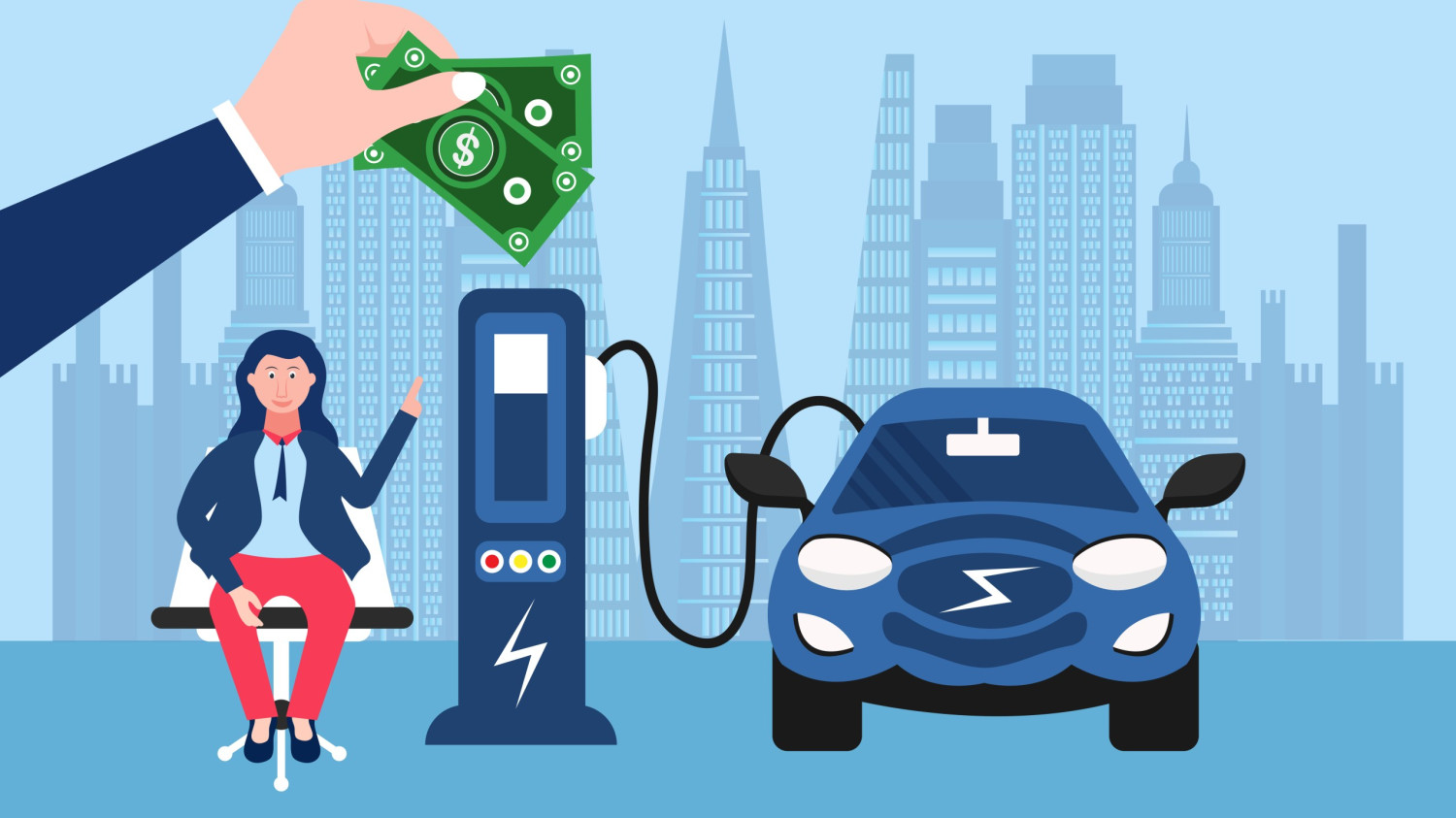 Taxe au kilomètre sur les voitures électriques en France :