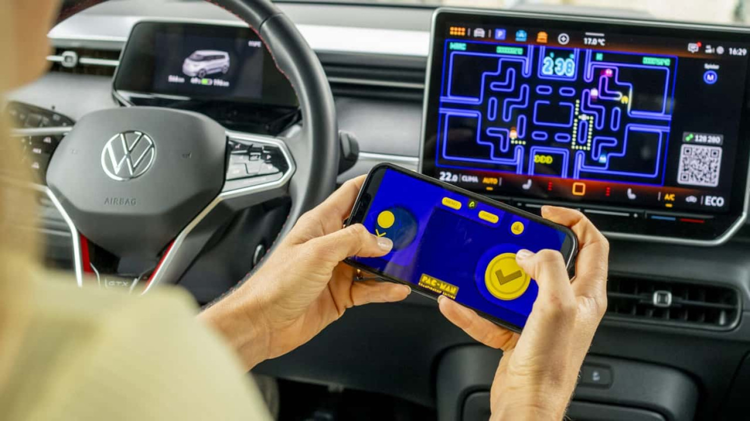 Volkswagen intègre des jeux vidéo dans ses voitures : bonn