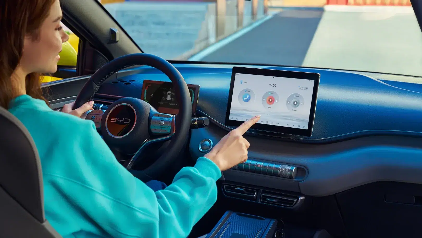 BYD DOLPHIN SURF : poste de conduite de la présentation initiale