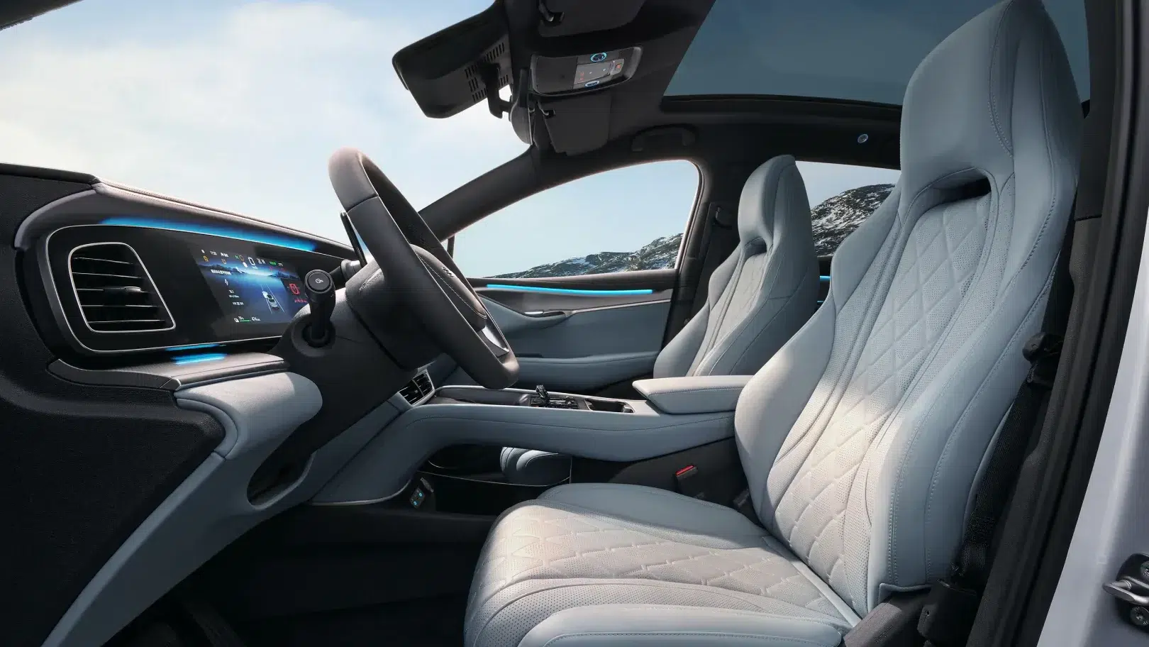 BYD SEALION 7 : habitacle avant