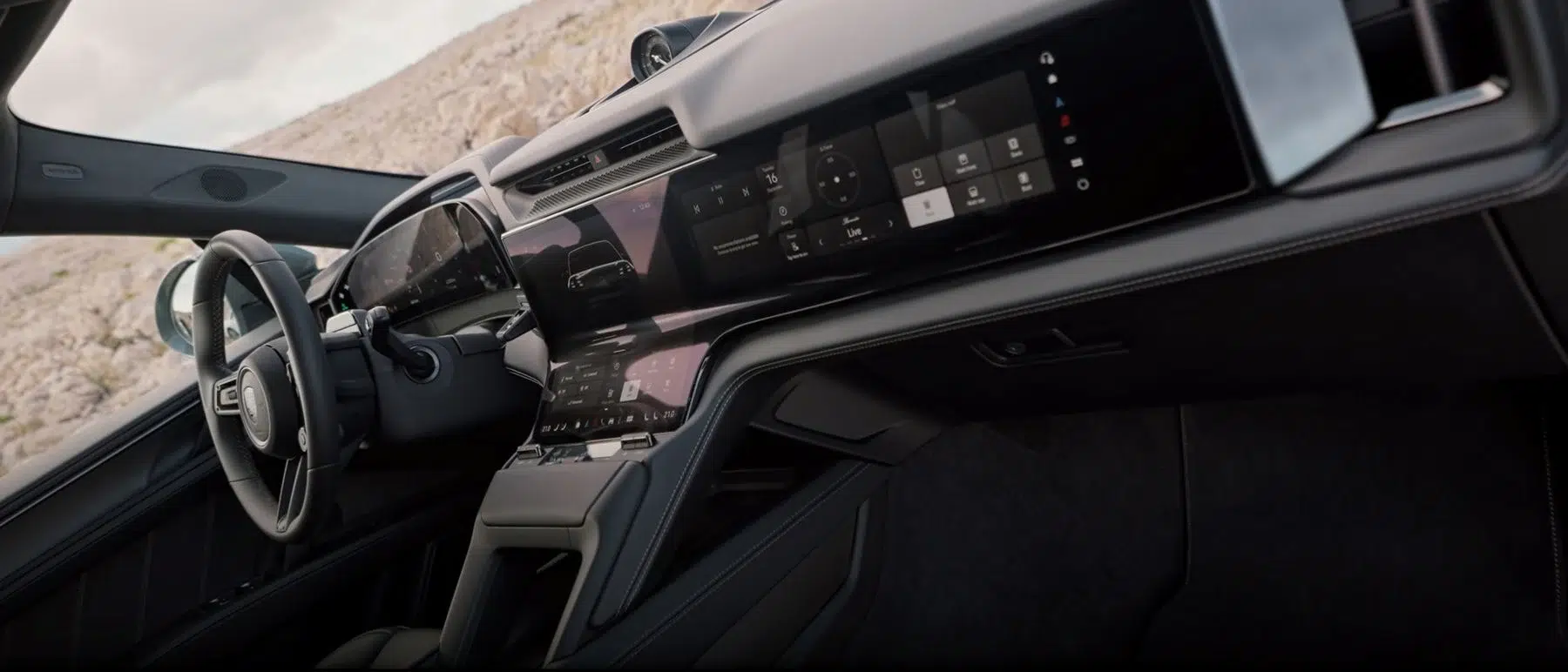 Porsche Cayenne Turbo Electric, habitacle et tableau de bord