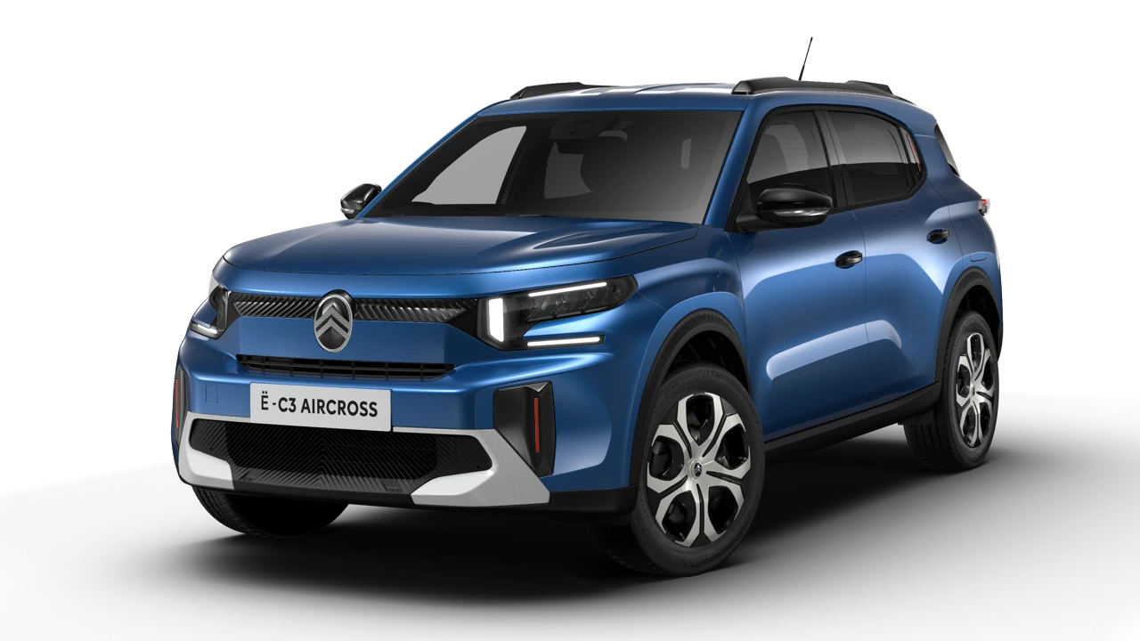 Citroën ë-C3 Aircross : vue avant trois quarts