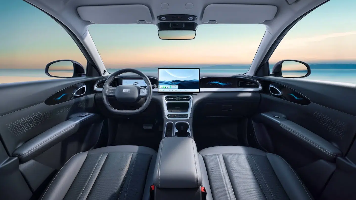 Geely E2 : habitacle