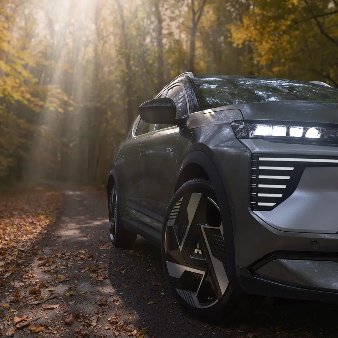 Mitsubishi Eclipse Cross électrique : détail de la face avant