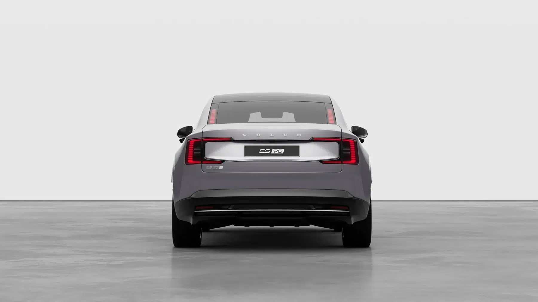 Volvo ES90 : vue arrière en studio