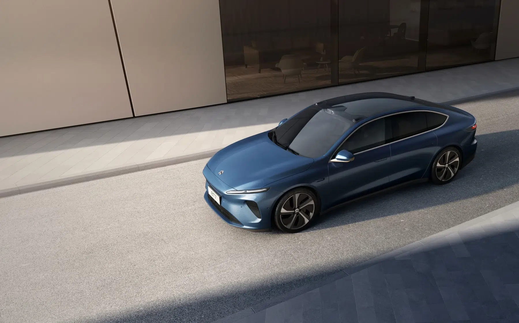 NIO ET7 : vue extérieure
