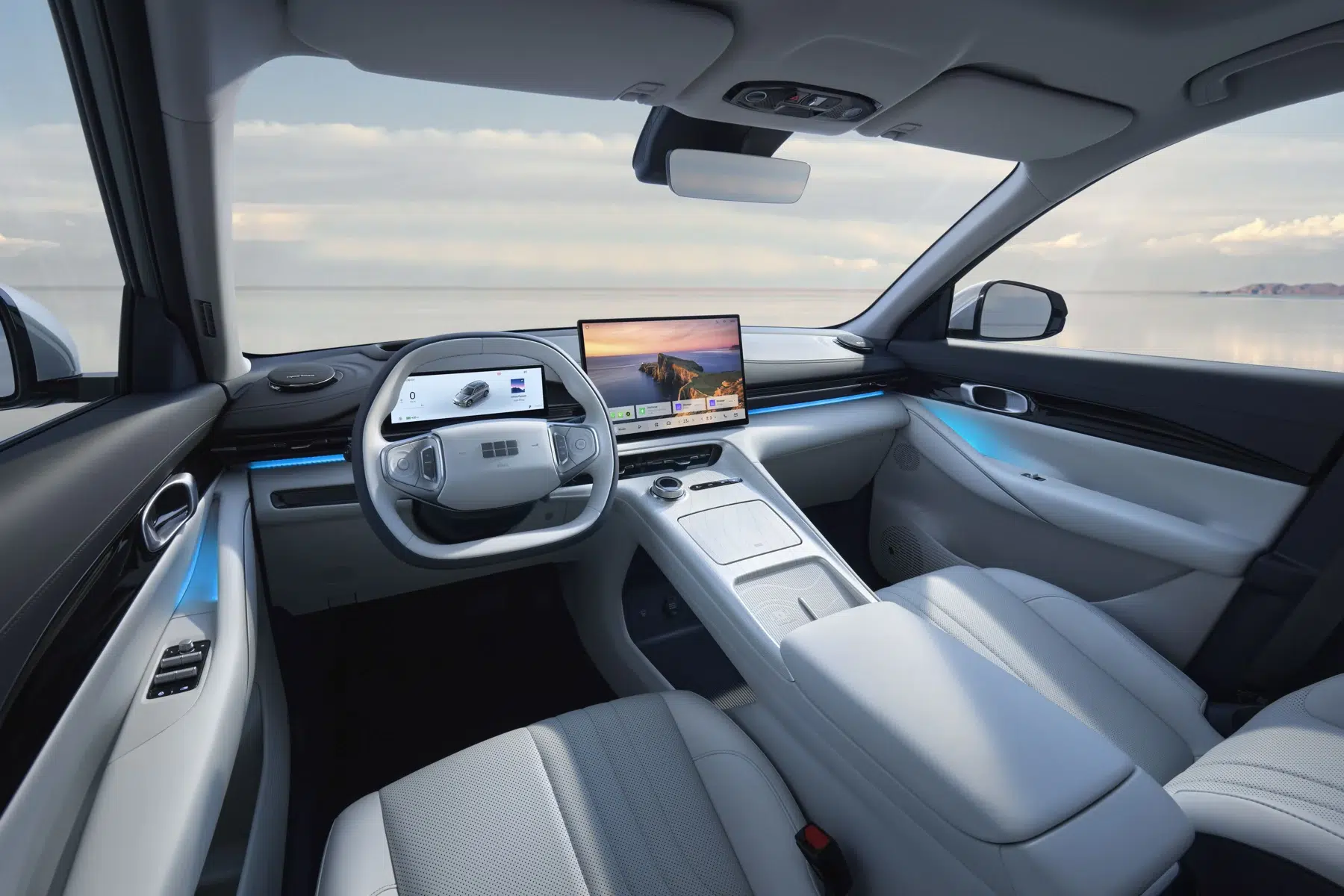 Geely E5 / EX5 : écran et poste de conduite
