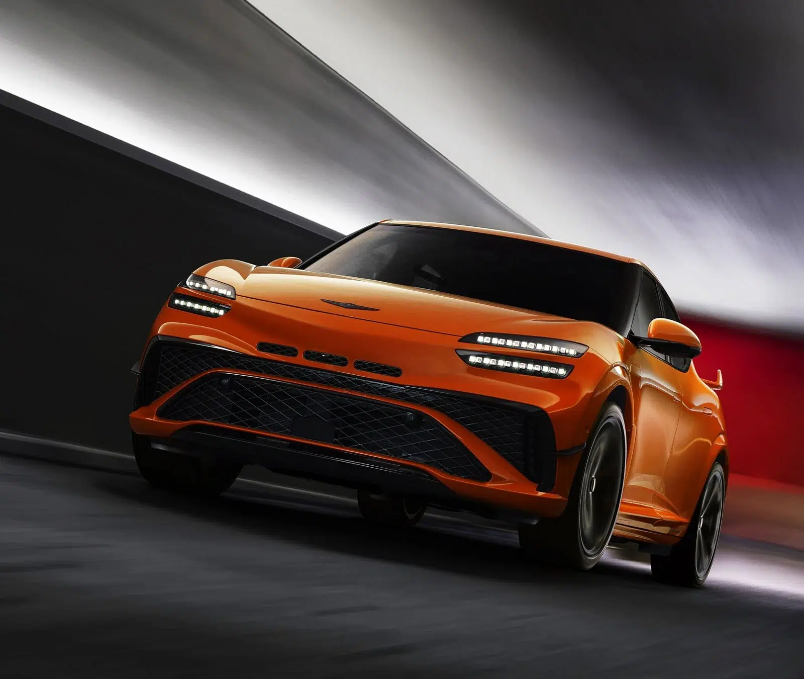 Genesis GV60 Magma : vue arrière