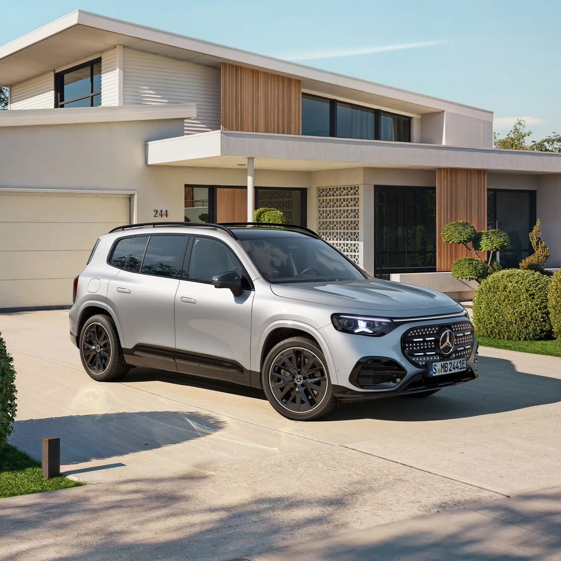 Mercedes GLB électrique : vue avant