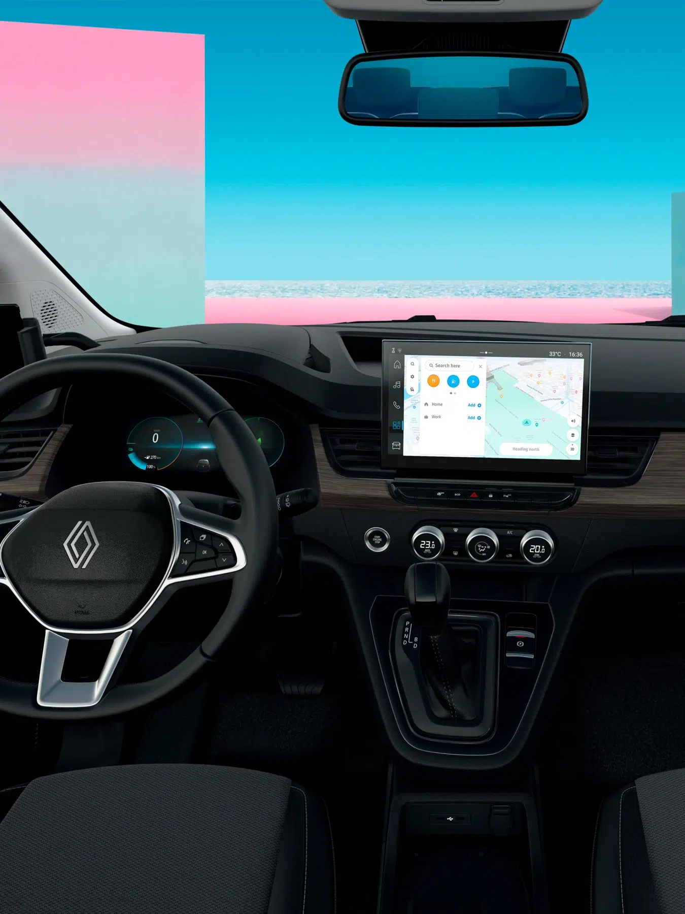 Renault Grand Kangoo, poste de conduite