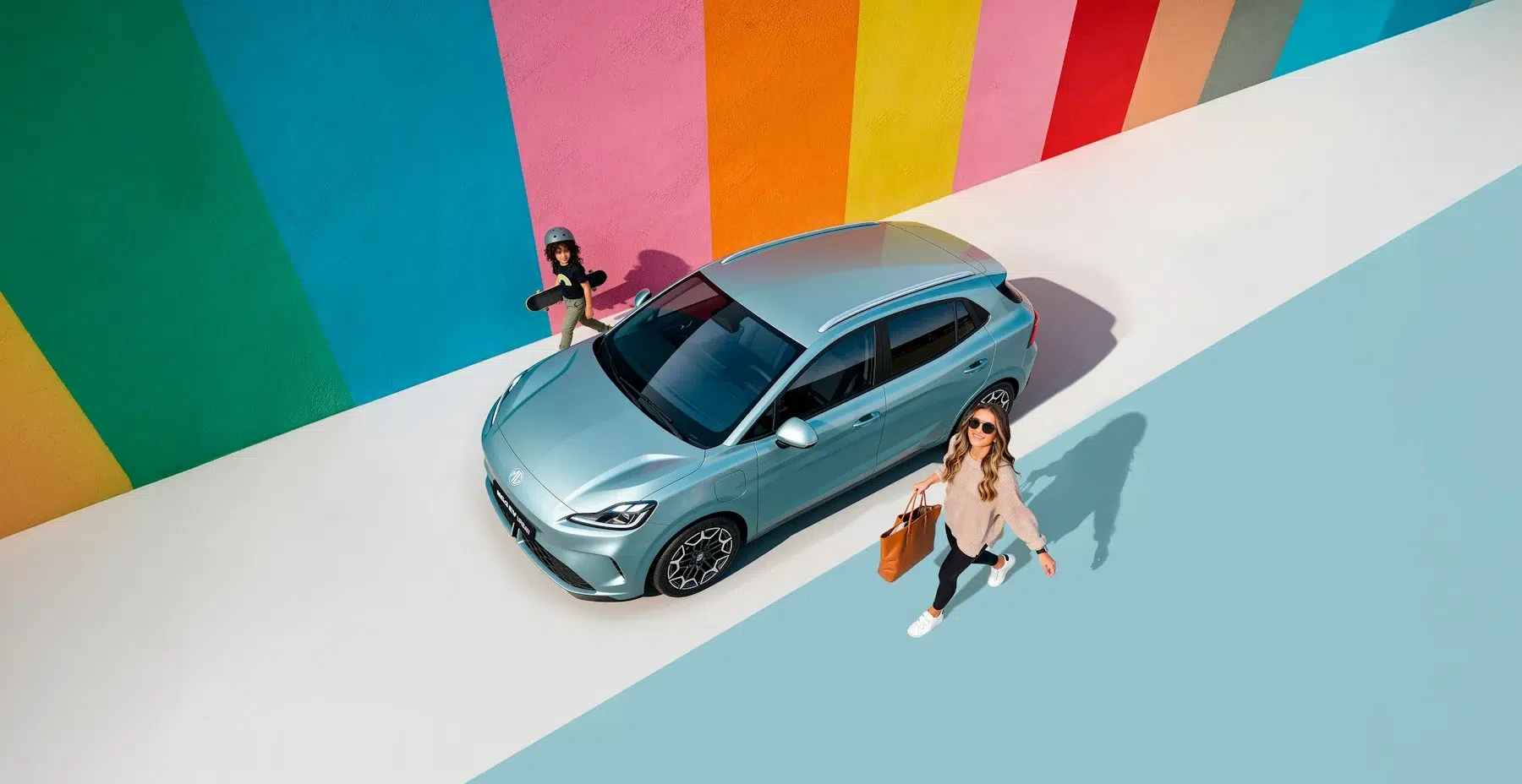 MG4 EV Urban : vue de dessus