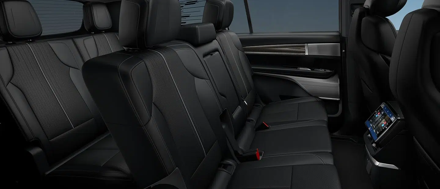 Cadillac VISTIQ : habitacle en configuration sept places