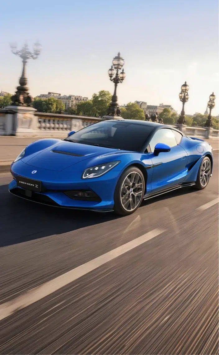 Denza Z, supercar électrique annoncée : vue extérieure du coupé